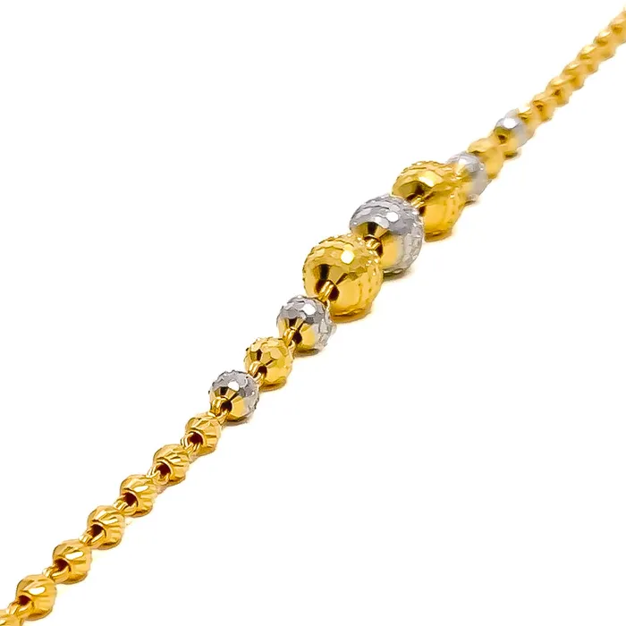 Andaaz Jewelers Shimmering Disco Orb 22k Gold Bracelet Bracelets