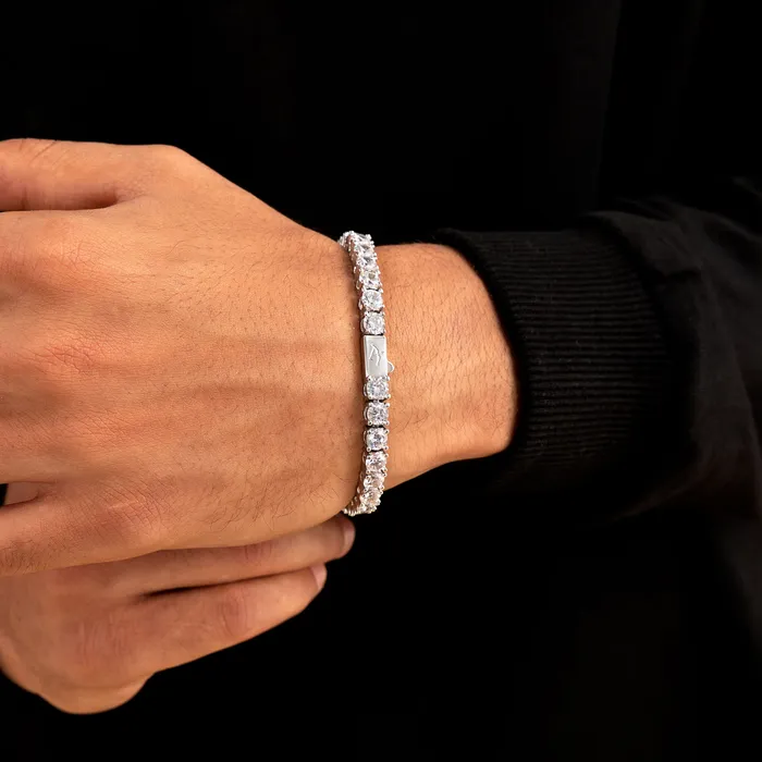 aporro Bracelets Iced Tennis Bracelet 5mm