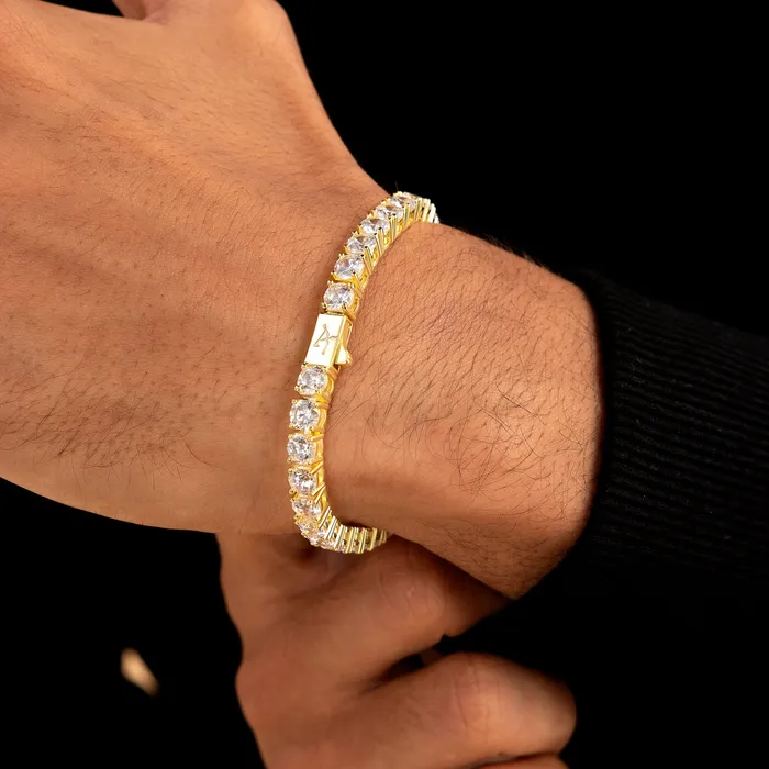 aporro Bracelets Iced Tennis Bracelet 5mm