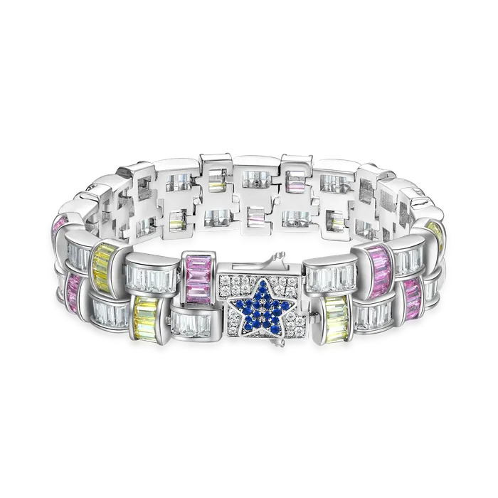 aporro Bracelets LaFlare Woven Baguetty Bracelet 15mm
