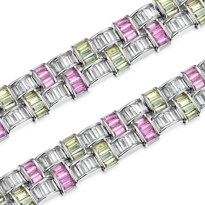 aporro Bracelets LaFlare Woven Baguetty Bracelet 15mm
