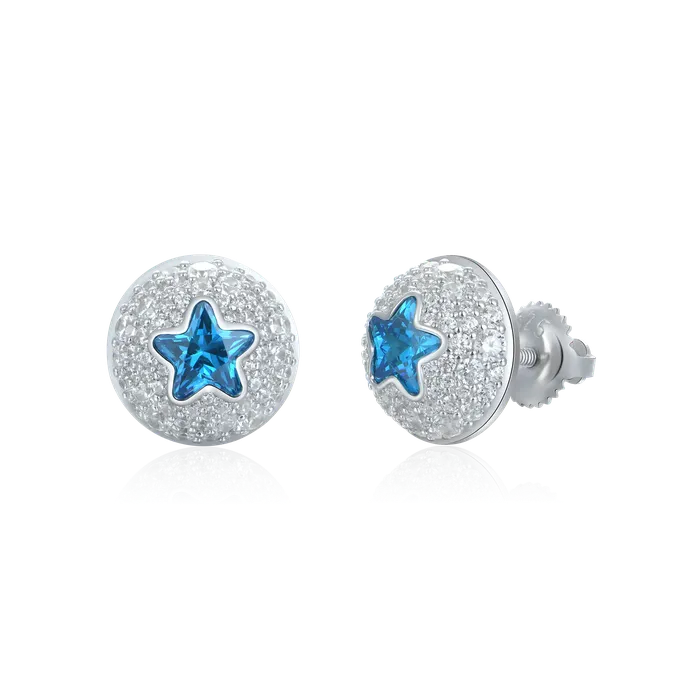 aporro Earrings Womens LaFlare Star Boi Stud Earrings Pair