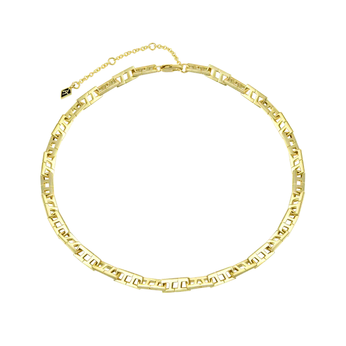 aporro Necklaces Brand Letter AP Stitching Necklace