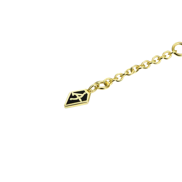 aporro Necklaces Brand Letter AP Stitching Necklace