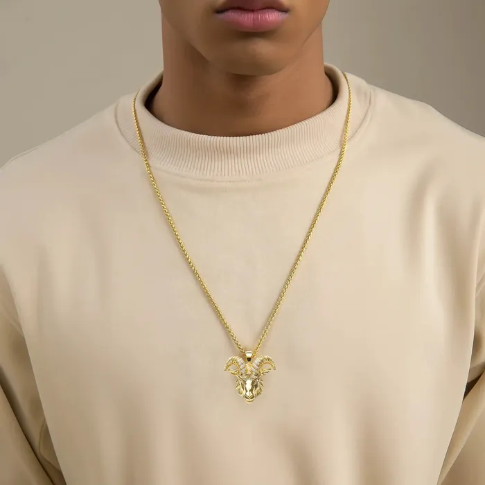 aporro Necklaces Mighty GOAT Pendant Style 3 aporro Necklaces Mighty GOAT Pendant Style 3