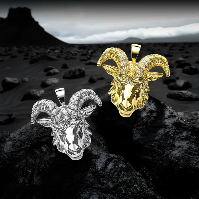 aporro Necklaces Mighty GOAT Pendant Style 3 aporro Necklaces Mighty GOAT Pendant Style 3