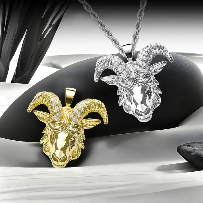 aporro Necklaces Mighty GOAT Pendant Style 3 aporro Necklaces Mighty GOAT Pendant Style 3