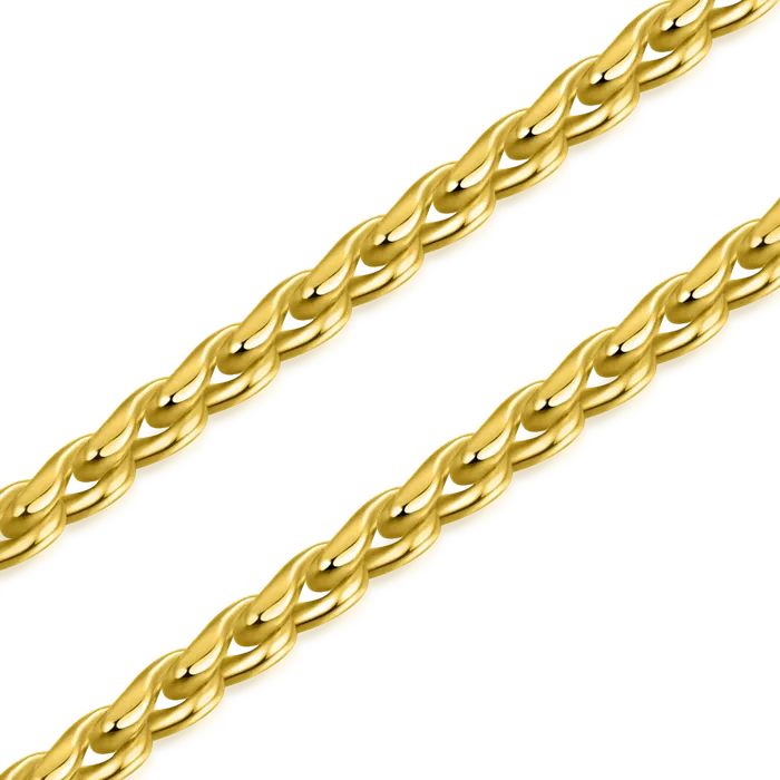 aporro PreStyled Sets 2mm Franco Chain Yellow Gold aporro PreStyled Sets 2mm Franco Chain Yellow Gold