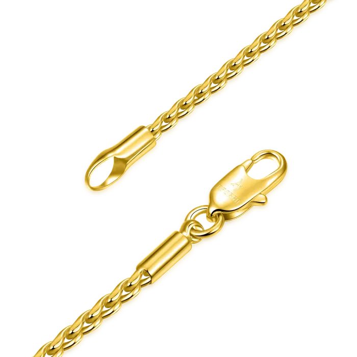 aporro PreStyled Sets 2mm Franco Chain Yellow Gold aporro PreStyled Sets 2mm Franco Chain Yellow Gold