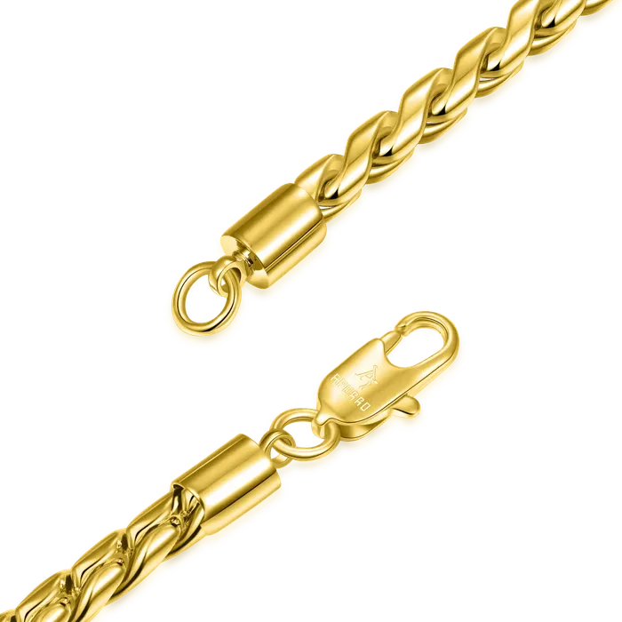 aporro PreStyled Sets 35mm Franco Chain Yellow Gold aporro PreStyled Sets 35mm Franco Chain Yellow Gold