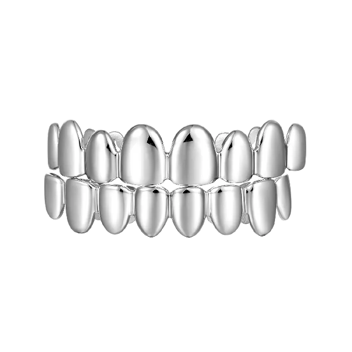 aporro PreStyled Sets Premade Classic Plain Gold Grillz