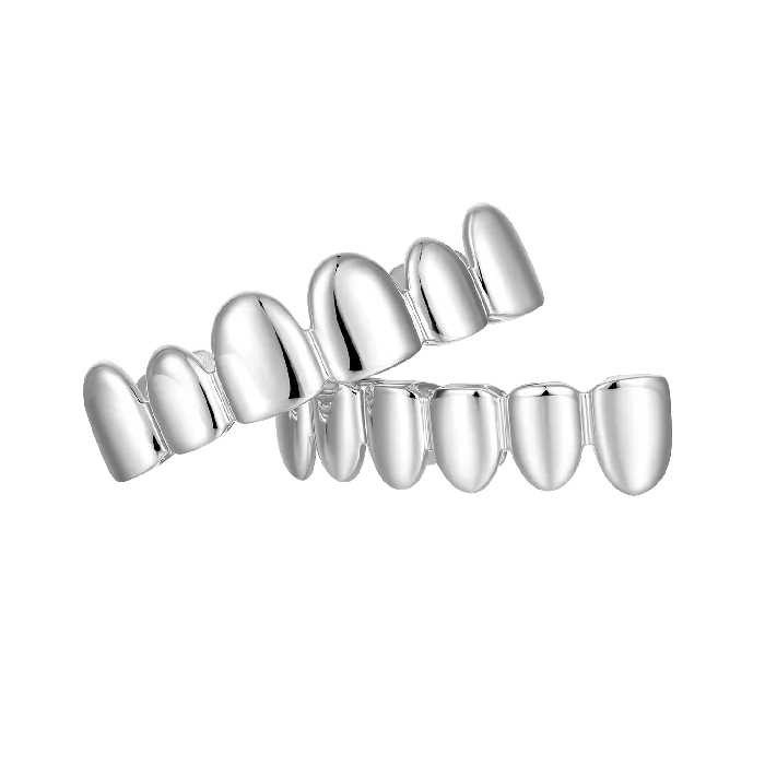 aporro PreStyled Sets Premade Classic Plain Gold Grillz