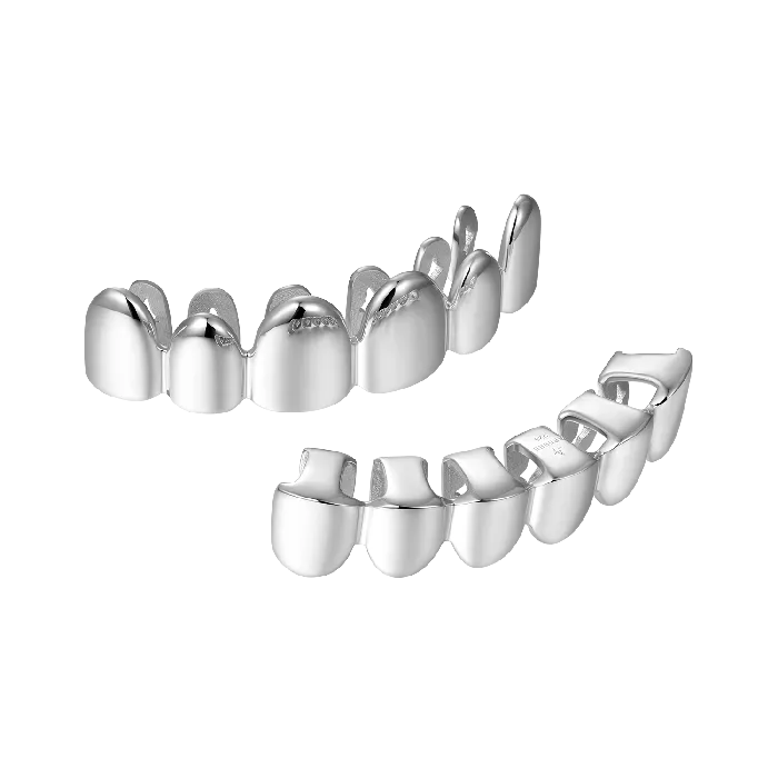 aporro PreStyled Sets Premade Classic Plain Gold Grillz