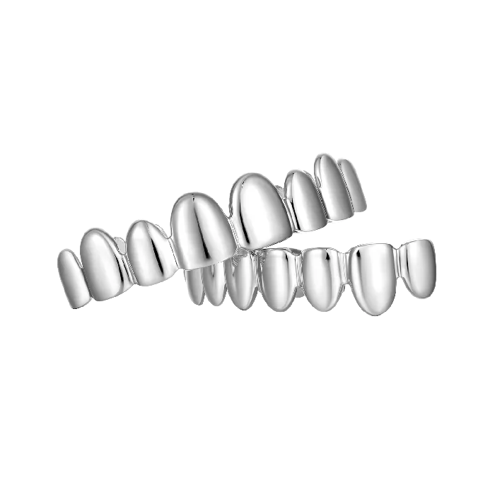 aporro PreStyled Sets Premade Classic Plain Gold Grillz
