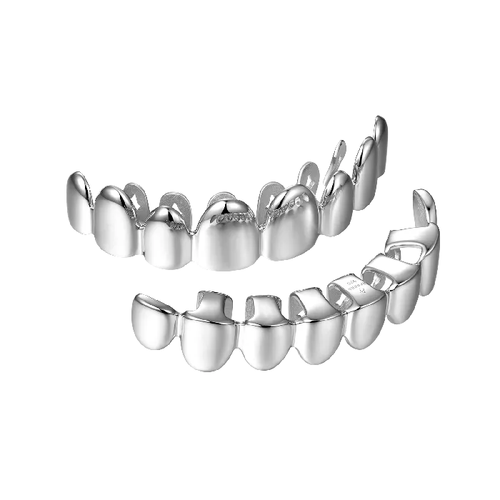 aporro PreStyled Sets Premade Classic Plain Gold Grillz
