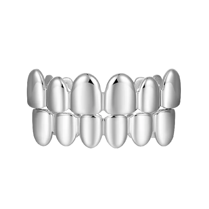 aporro PreStyled Sets Premade Classic Plain Gold Grillz