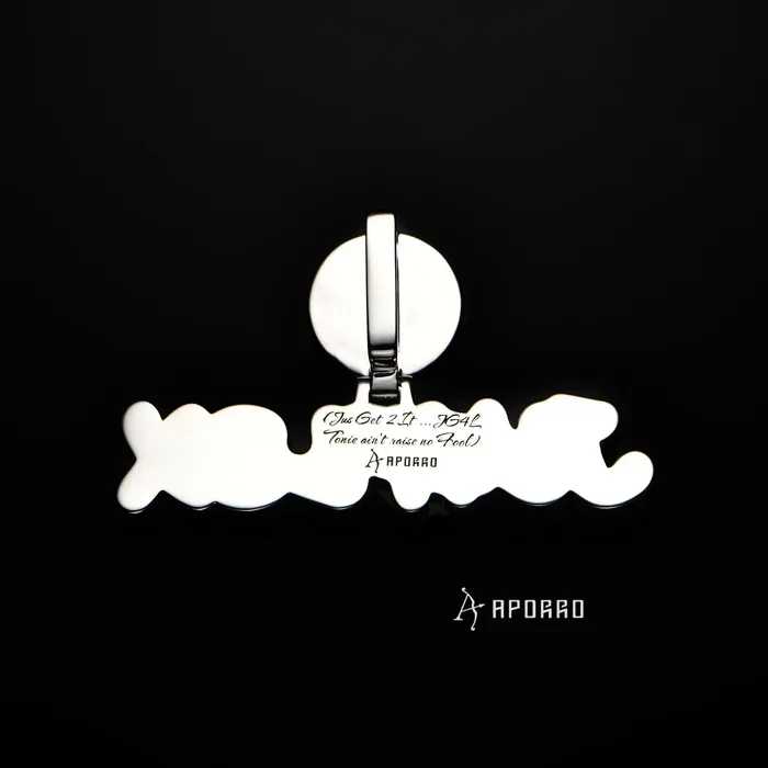 AporroPremium Necklaces APORRO Premium Two Tones Name Necklace Custom Design Deposit