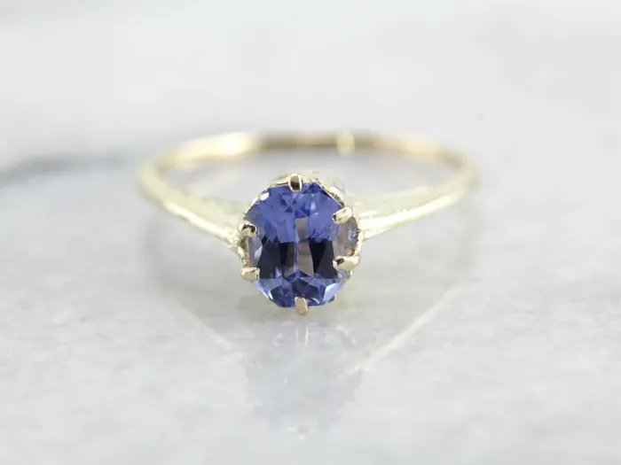 Art Nouveau Sapphire Solitaire Engagement Ring Market Square Jewelers Rings Art Nouveau Sapphire Solitaire Engagement Ring Market Square Jewelers Rings