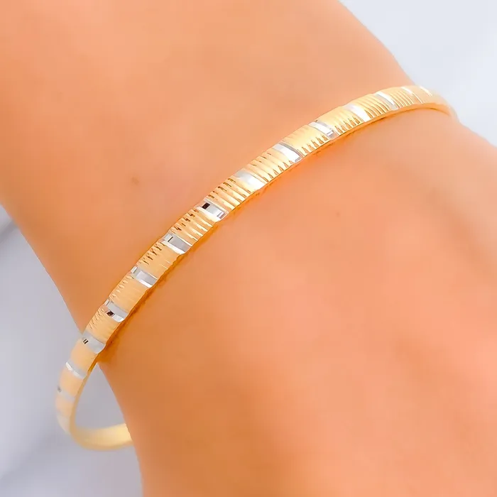 Beautiful Refined 22k Gold Bangle Andaaz Jewelers PreStyled Sets