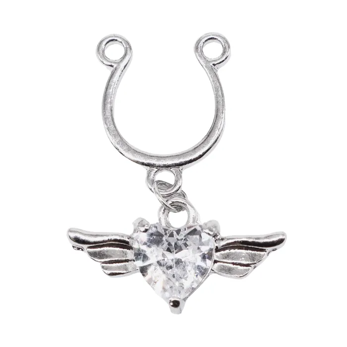 Belle Kim Necklaces Angels Heart Nipple Clip