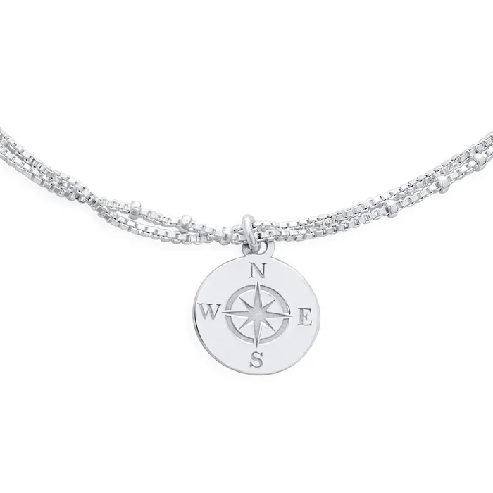 BlingJewelry Wholesale Bracelets Nautical Compass Anklet Ankle Bracelet Sterling Silver 910 Inch BlingJewelry Wholesale Bracelets Nautical Compass Anklet Ankle Bracelet Sterling Silver 910 Inch