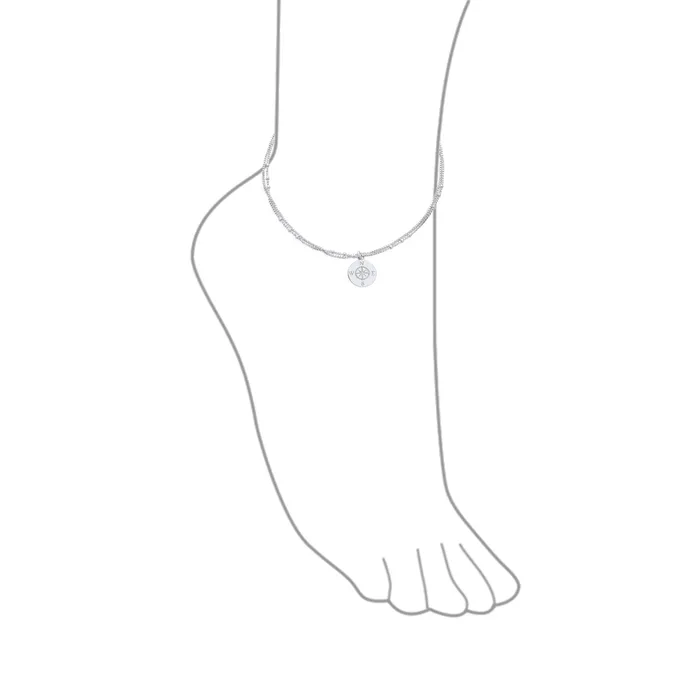 BlingJewelry Wholesale Bracelets Nautical Compass Anklet Ankle Bracelet Sterling Silver 910 Inch BlingJewelry Wholesale Bracelets Nautical Compass Anklet Ankle Bracelet Sterling Silver 910 Inch