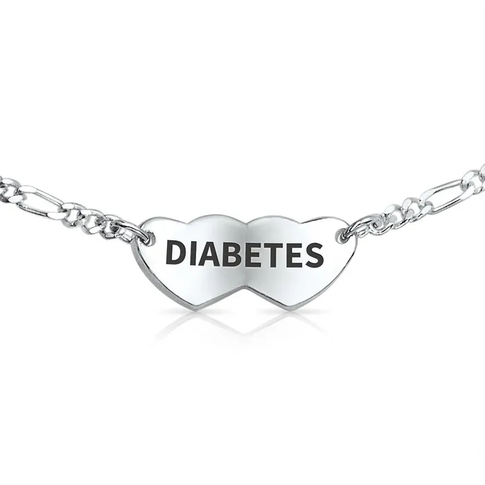 BlingJewelry Wholesale Bracelets Personalize Medical Alert ID Thin Box Link Bracelet Oval Shape Tag