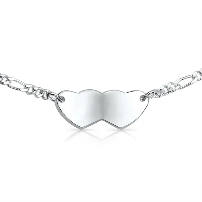 BlingJewelry Wholesale Bracelets Personalize Medical Alert ID Thin Box Link Bracelet Oval Shape Tag