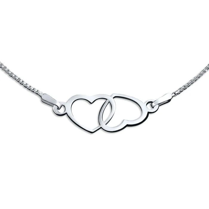 BlingJewelry Wholesale Bracelets Romantic Interlocking Hearts Anklet Ankle Bracelet Sterling Silver 910 BlingJewelry Wholesale Bracelets Romantic Interlocking Hearts Anklet Ankle Bracelet Sterling Silver 910
