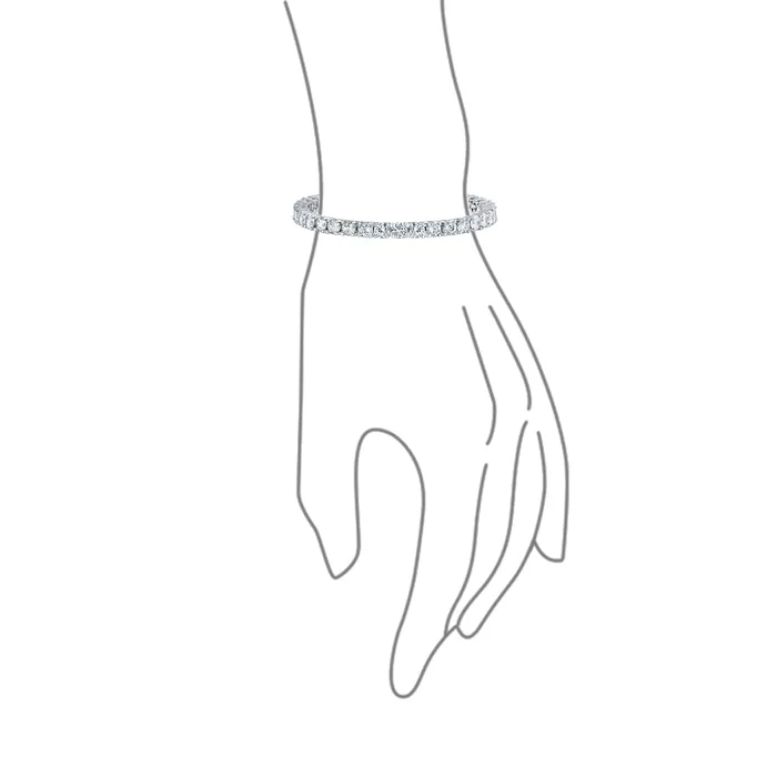 BlingJewelry Wholesale Bracelets Traditional Bridal Jewelry 20 CT CZ Round Solitaire Tennis Bracelet 8 Inch Silver BlingJewelry Wholesale Bracelets Traditional Bridal Jewelry 20 CT CZ Round Solitaire Tennis Bracelet 8 Inch Silver