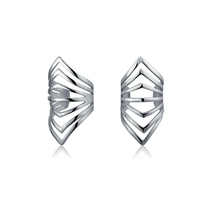 BlingJewelry Wholesale Earrings Minimalist Chevron Ear Cuff Cartilage Clip Wrap Helix NonPierced 14K Gold Plated BlingJewelry Wholesale Earrings Minimalist Chevron Ear Cuff Cartilage Clip Wrap Helix NonPierced 14K Gold Plated