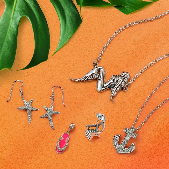 BlingJewelry Wholesale Nautical Sea Siren Pendant Necklace in Oxidized Sterling Silver Necklaces