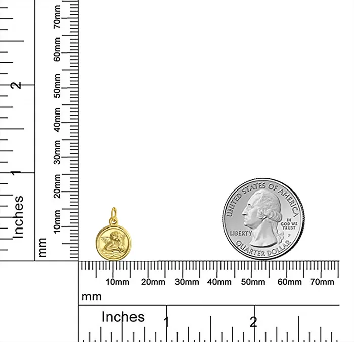 BlingJewelry Wholesale Necklaces 14K Gold Guardian Angel Cherub Pendant Necklace No Chain Included BlingJewelry Wholesale Necklaces 14K Gold Guardian Angel Cherub Pendant Necklace No Chain Included