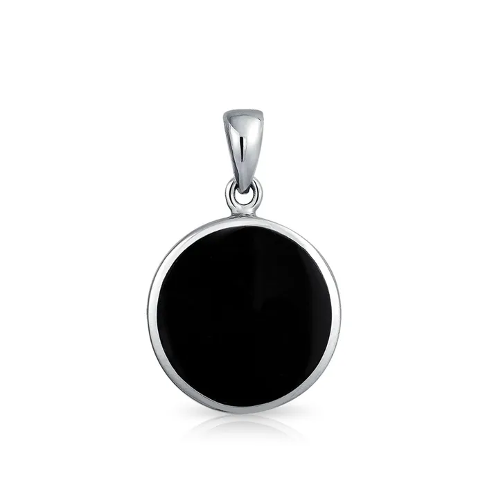 BlingJewelry Wholesale Necklaces Celestial Black Enamel Crescent Moon Sun Pendant Necklace Sterling Silver Teens BlingJewelry Wholesale Necklaces Celestial Black Enamel Crescent Moon Sun Pendant Necklace Sterling Silver Teens