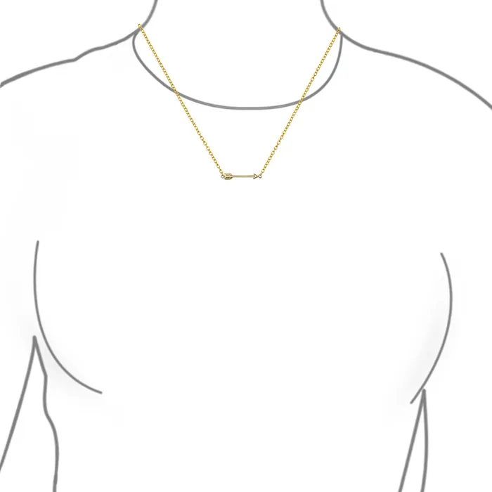 BlingJewelry Wholesale Necklaces Dainty Cupid Arrow Pendant Necklace in 14K Gold Plated Sterling Silver BlingJewelry Wholesale Necklaces Dainty Cupid Arrow Pendant Necklace in 14K Gold Plated Sterling Silver