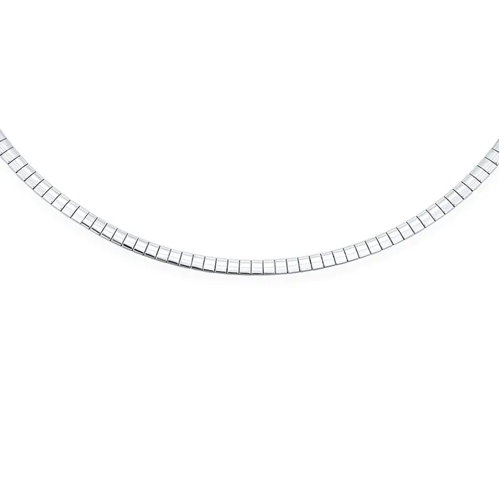 BlingJewelry Wholesale Necklaces Flexible Flat Gold Silver Two Tone Collar Necklace 5MM Omega Snake Chain Choker BlingJewelry Wholesale Necklaces Flexible Flat Gold Silver Two Tone Collar Necklace 5MM Omega Snake Chain Choker