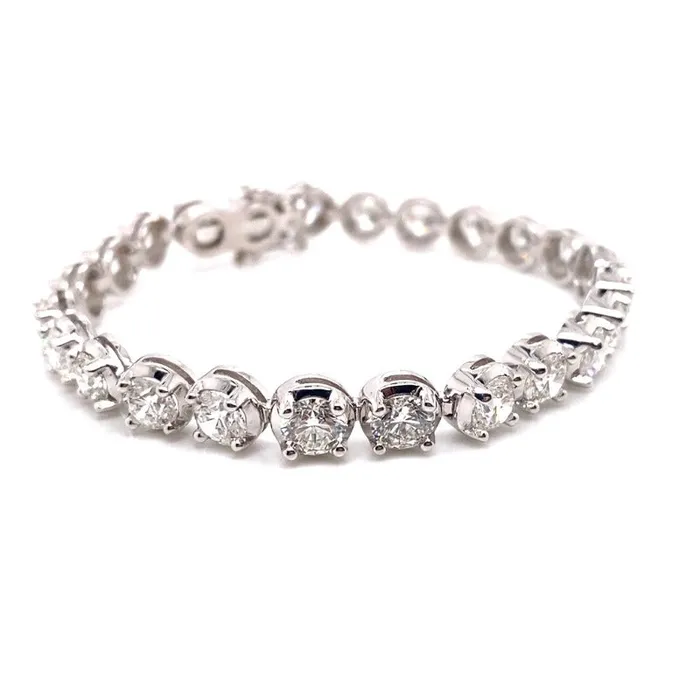 Bracelets Classic Creations 18kt White Gold 1528ct Diamond Tennis Bracelet Bracelets Classic Creations 18kt White Gold 1528ct Diamond Tennis Bracelet