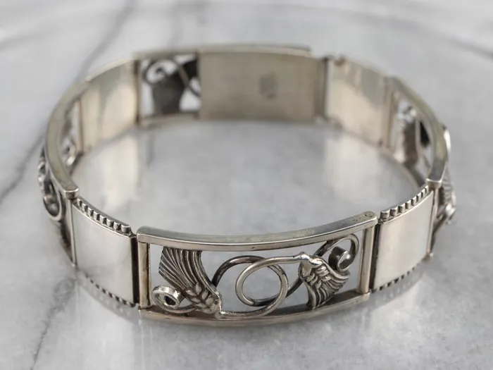 Bracelets Market Square Jewelers WE Richards Egyptian Lotus Blossom Link Bracelet Bracelets Market Square Jewelers WE Richards Egyptian Lotus Blossom Link Bracelet
