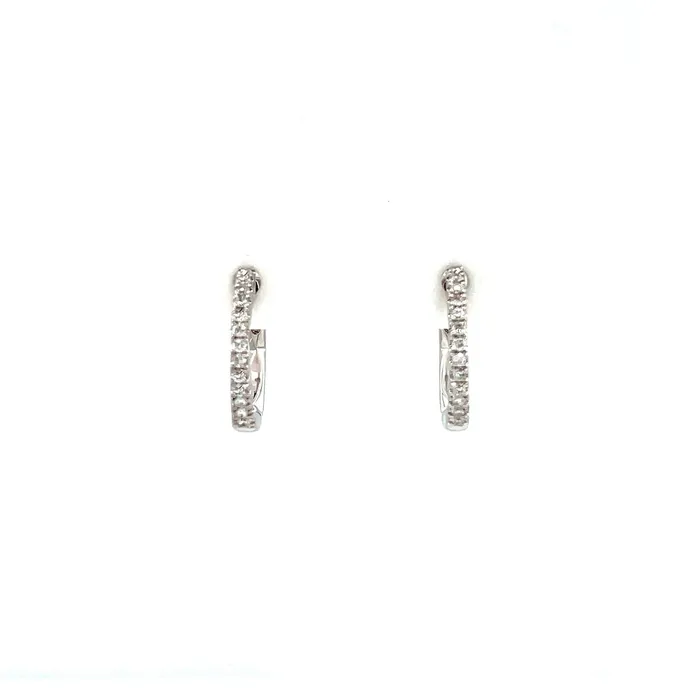 CH Collection Earrings Diamond Huggie Earrings