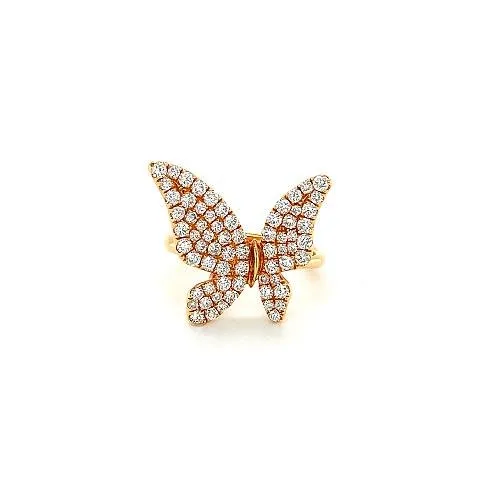 CH Collection Rings Diamond Butterfly Ring