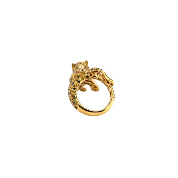 CH Collection Rings Diamond Panther Ring CH Collection Rings Diamond Panther Ring
