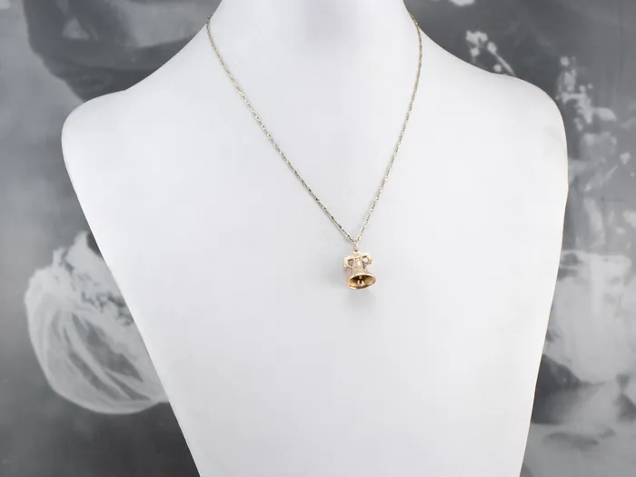 Charm Necklaces Market Square Jewelers Vintage Gold Liberty Bell Charm Charm Necklaces Market Square Jewelers Vintage Gold Liberty Bell Charm