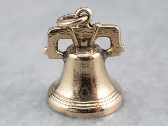 Charm Necklaces Market Square Jewelers Vintage Gold Liberty Bell Charm Charm Necklaces Market Square Jewelers Vintage Gold Liberty Bell Charm