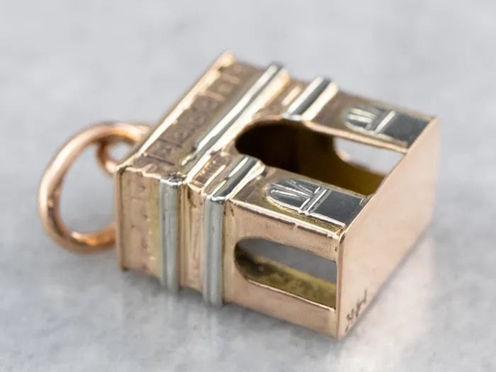 Charm Necklaces Vintage Arc De Triomphe Charm or Pendant Market Square Jewelers Charm Necklaces Vintage Arc De Triomphe Charm or Pendant Market Square Jewelers