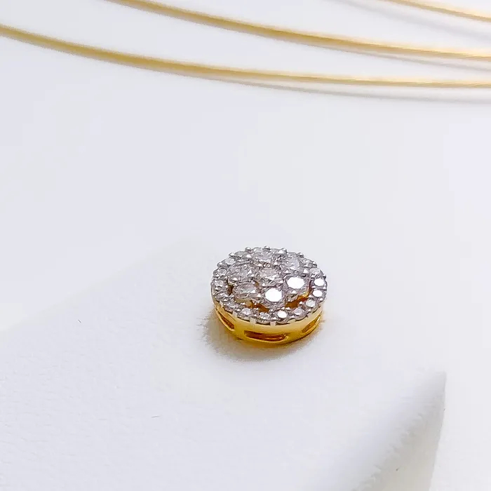 Chic Floral Diamond 18k Gold Necklace Set Andaaz Jewelers Necklaces