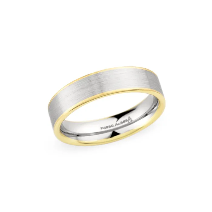 Christian Bauer Rings Christian Bauer Platinum and 18K Rose Gold Band