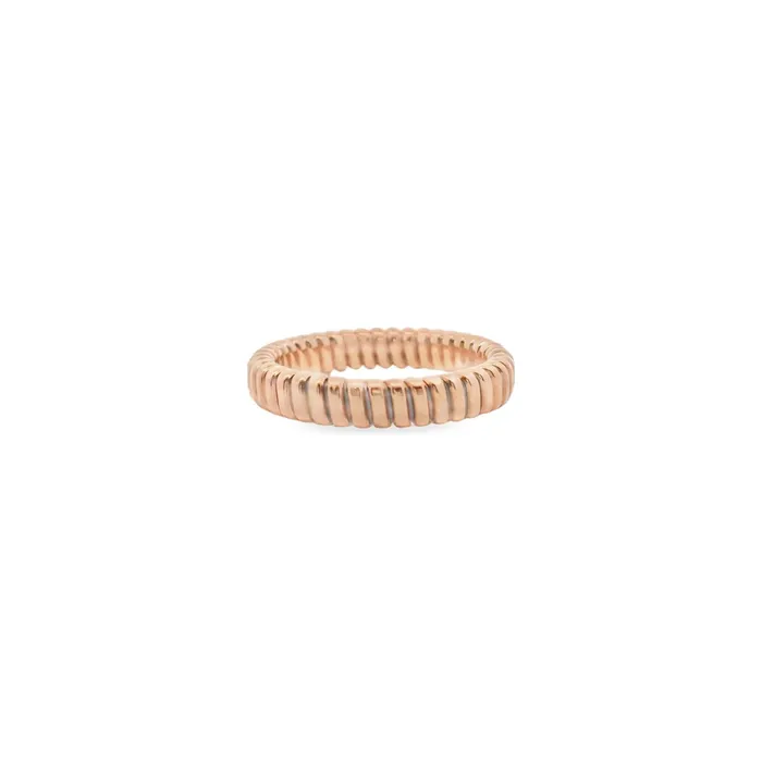 Classic Creations Rings 18kt Pink Gold 37MM Flex Coil Ring