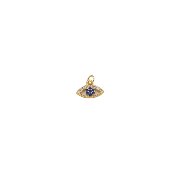 Dainty Evil Eye Charm Josey Li Charm Necklaces