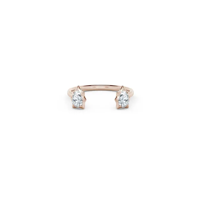 De Beers Forevermark Rings De Beers Forevermark Alchemy Envoy Two Stone Open Stackable Ring De Beers Forevermark Rings De Beers Forevermark Alchemy Envoy Two Stone Open Stackable Ring