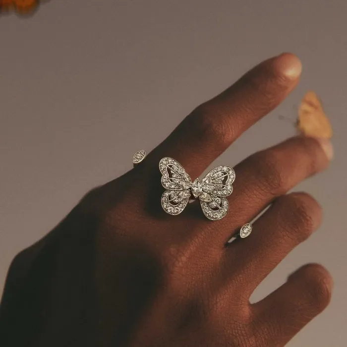 De Beers Portraits of Nature Butterfly Ring De Beers Rings